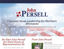 Tablet Screenshot of johnpersell.com